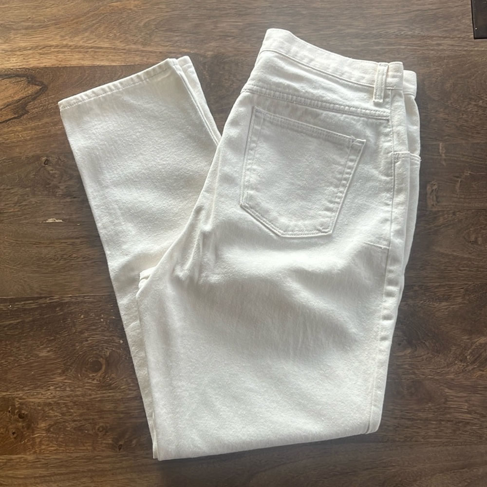 Wrangler jeans cream high waist straight leg denim true 1990s vintage